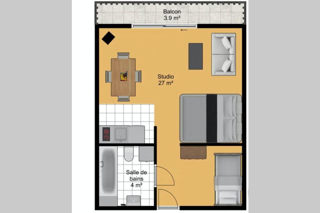 Le Relai S31 - Grand Et Lumineux Studio Avec Coin Montagne 4-6 Pers, Tout Equipe, Avec Wifi, A 30M Des Pistes Avec Un Grand Balcon, Draps Non Compris Saint-Jean-dʼAulps 外观 照片