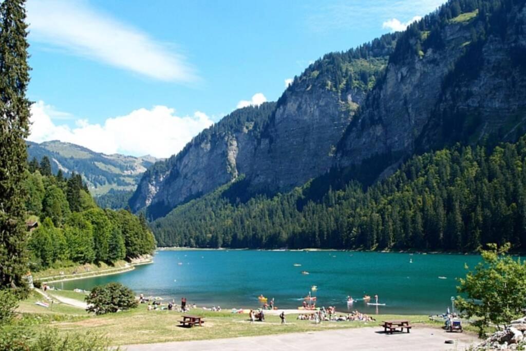 Le Relai S31 - Grand Et Lumineux Studio Avec Coin Montagne 4-6 Pers, Tout Equipe, Avec Wifi, A 30M Des Pistes Avec Un Grand Balcon, Draps Non Compris Saint-Jean-dʼAulps 外观 照片
